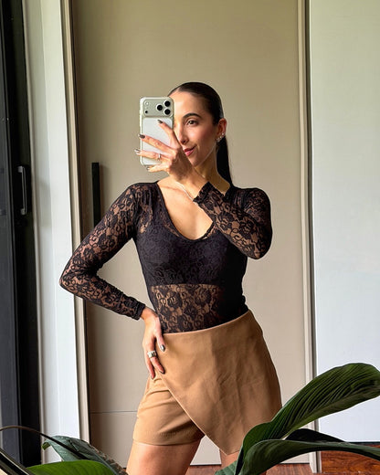 Body Blonda Manga Larga Elise