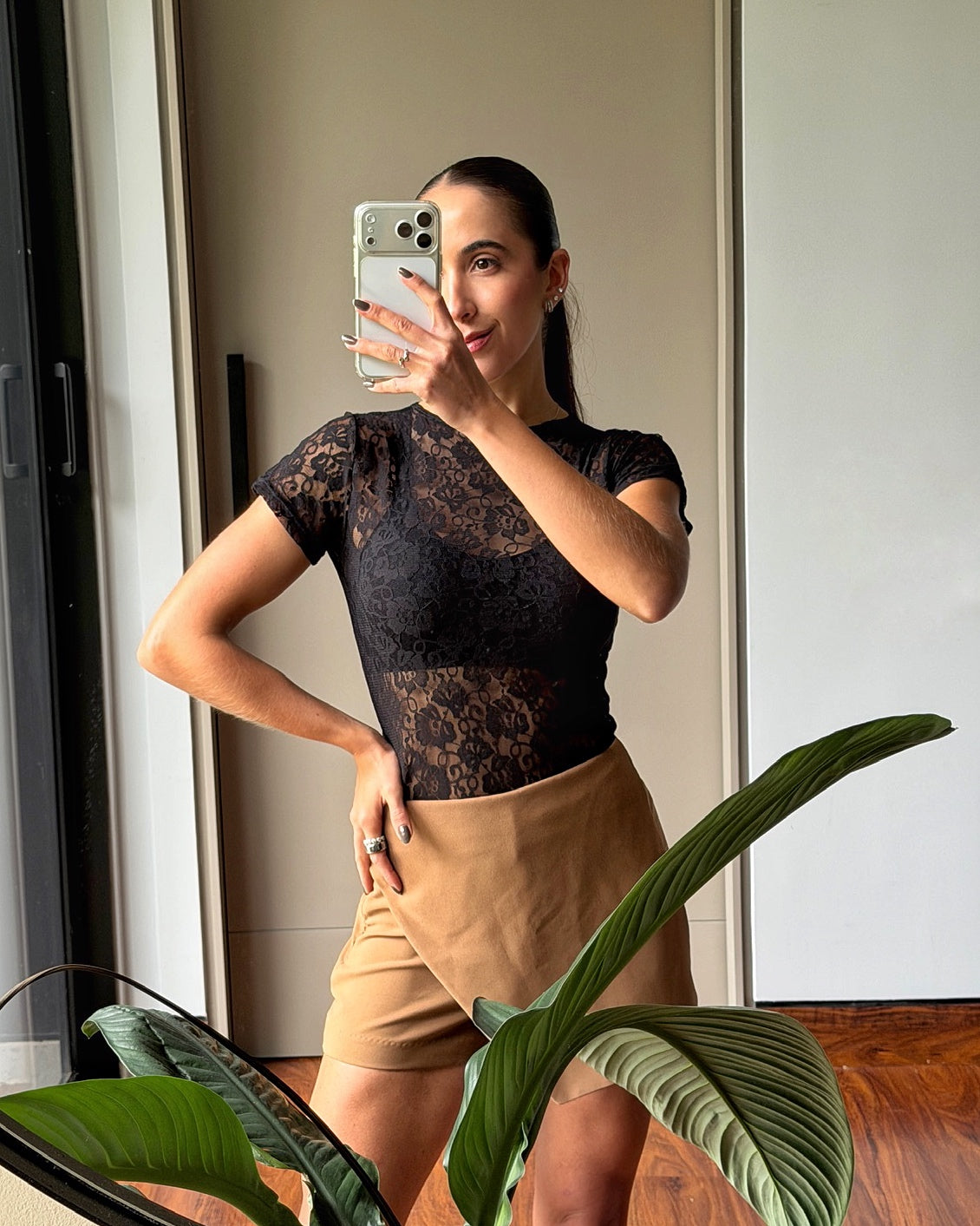 Body Blonda Manga Corta Jolie