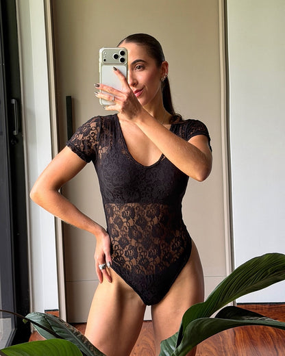 Body Blonda Manga Corta Vigo