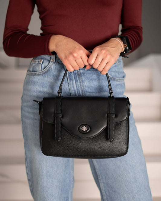 Bolso Saint Tropez Negro Messú Shop