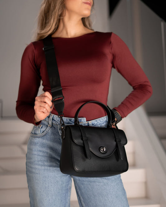 Bolso Saint Tropez Negro Messú Shop