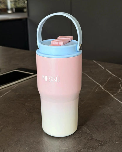Termo Glow 600 ML Rosa Messú Shop